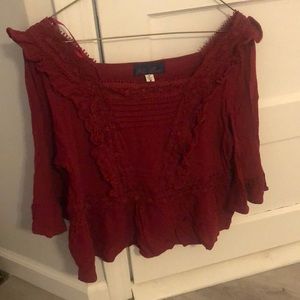 Rust-colored flared top